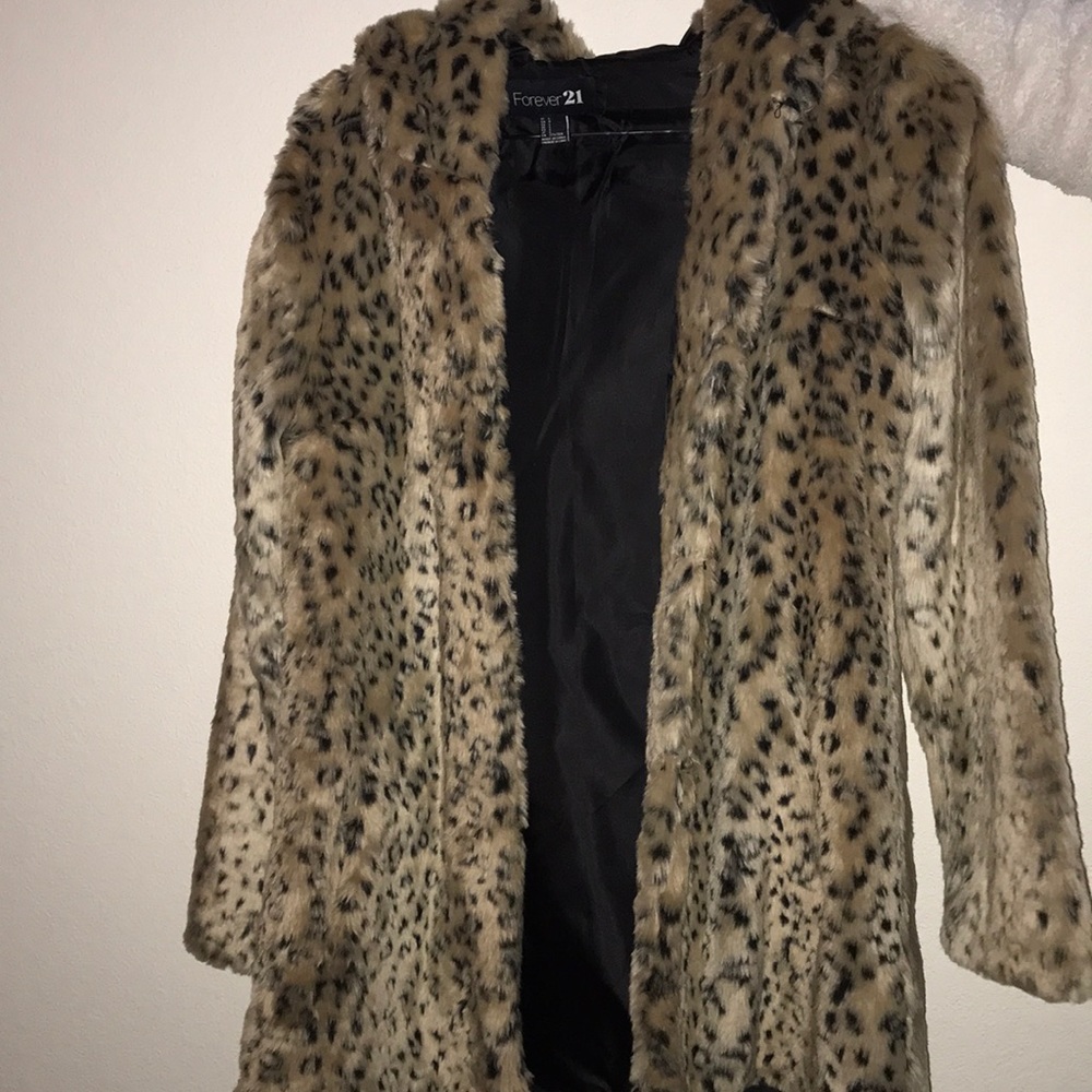New Forever 21 Leopard Coat